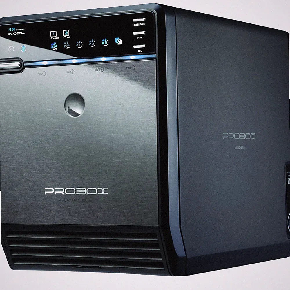 1 NEW Mediasonic ProBox 4 Bay 3.5" HDD Storage Box Enclosure w/ USB 3.0 & eSATA