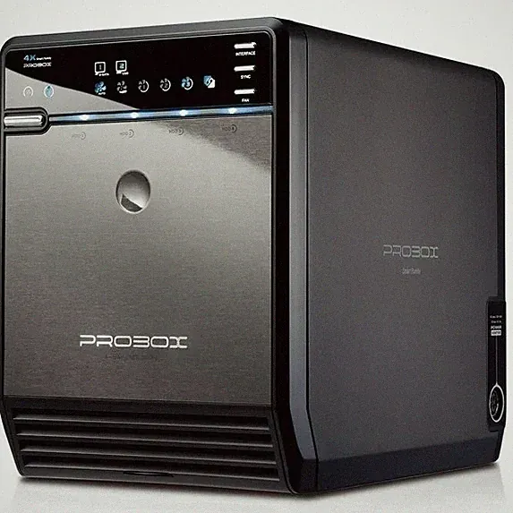Mediasonic PROBOX 4 Bay 3.5" SATA Hard Drive Enclosure USB 3.0 & eSATA Support