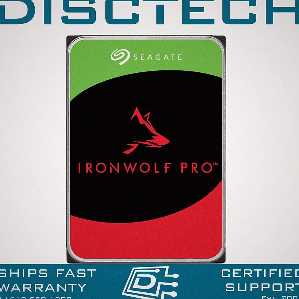 Seagate IronWolf Pro NAS ST8000NT001 8TB 3.5" 7.2K RPM 512E SATA Hard Drive