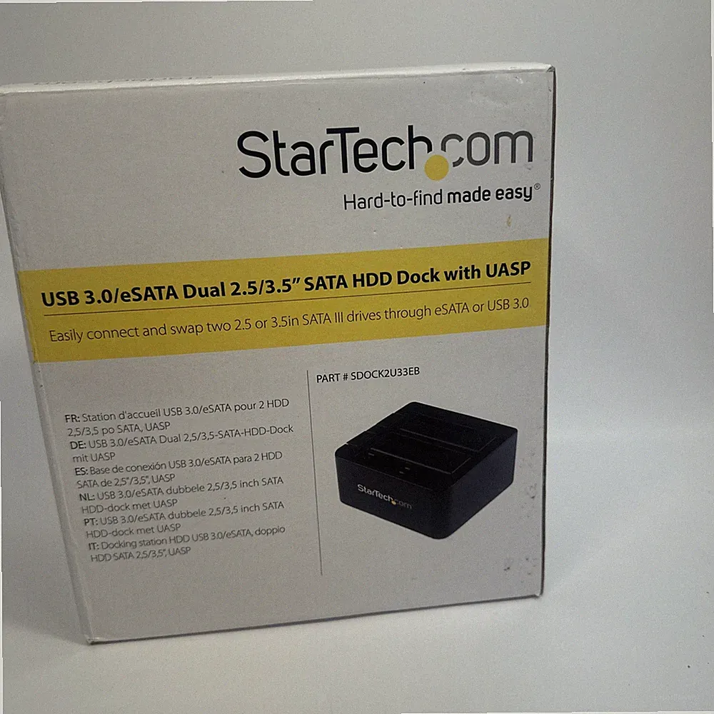 eSATA hard drive docking station